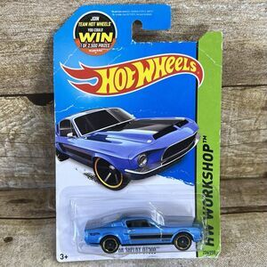 Hot‎ Wheels 2015 HW Workshop 68 Shelby GT500 Blue Muscle Mania 226/250 CFJ04